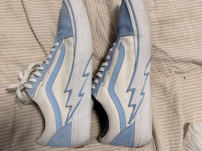 Vans baby blue “bolt”