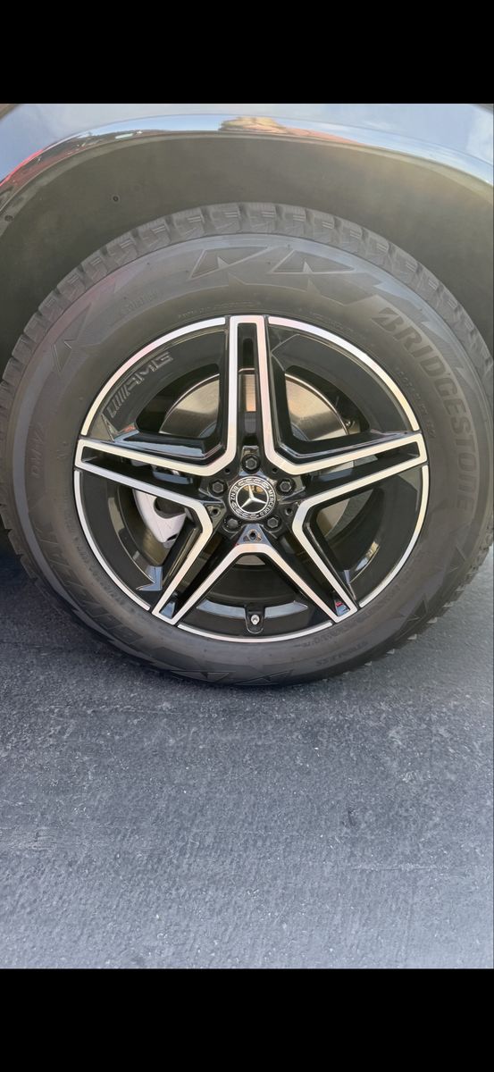 (Set of 4) 20” Mercedes-Benz AMG Wheel with Bridgestone Blizzak Tire”