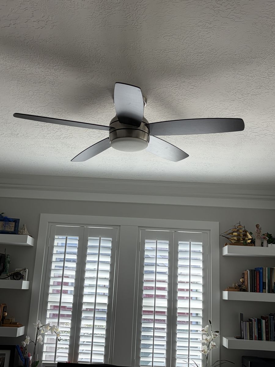 Ceiling Fan with Light and Remote Control.