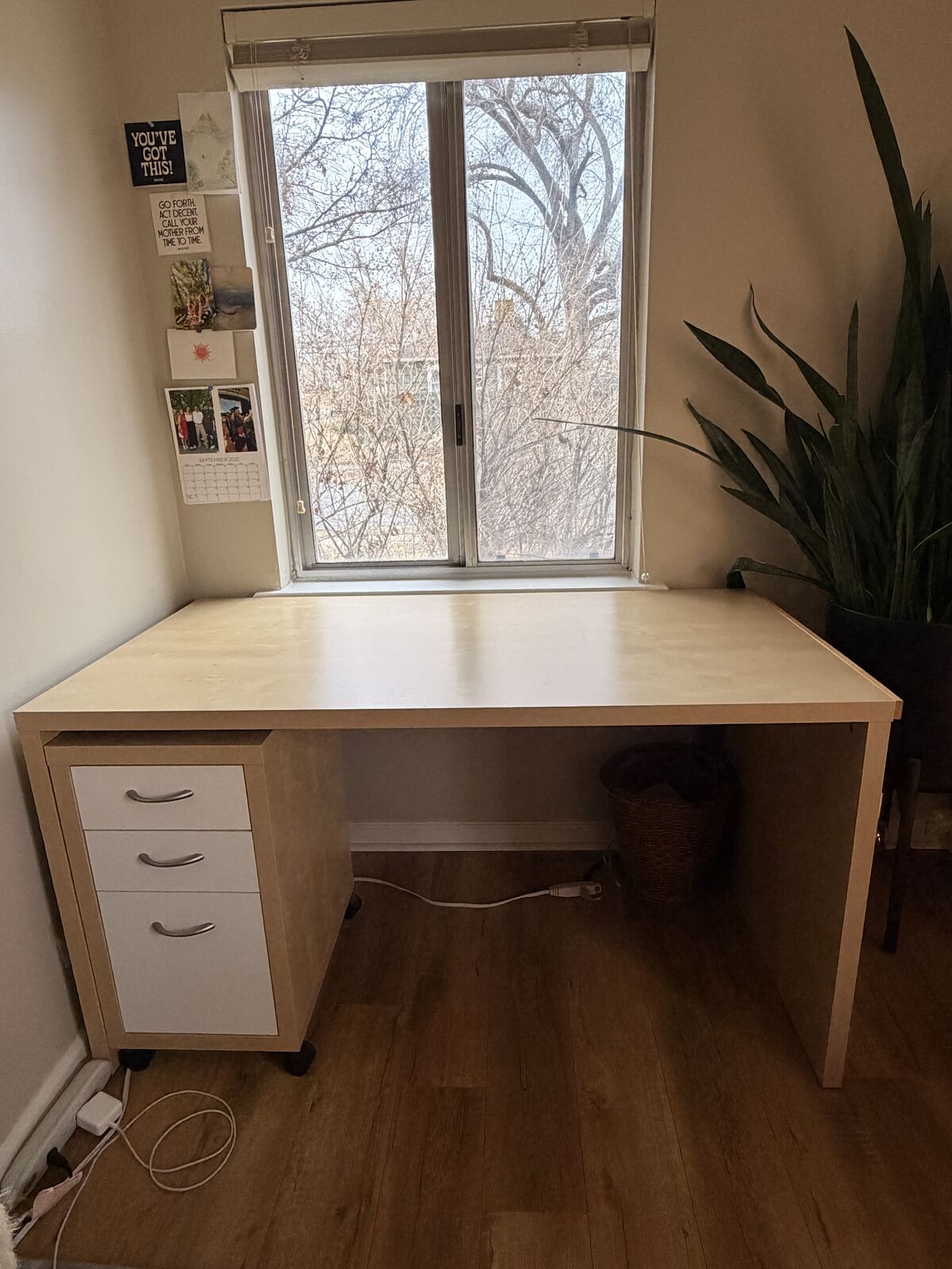 Ikea Hemnes Desk with matching drawers