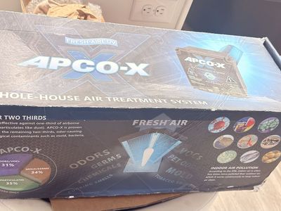 APCO-X Whole-House Air Treatment System TUV-APCOX-ER3 with UV-C Lamp & EverCarbon Technology