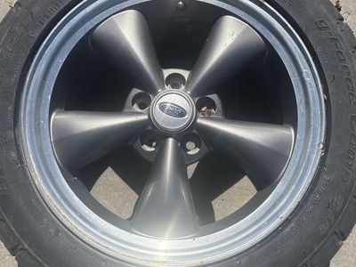 Mustang 5 lug classic rims and tires