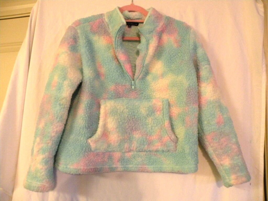 Love Ellie Girl's Sherpa Fleece Sweatshirt or Jacket Size M 7/8