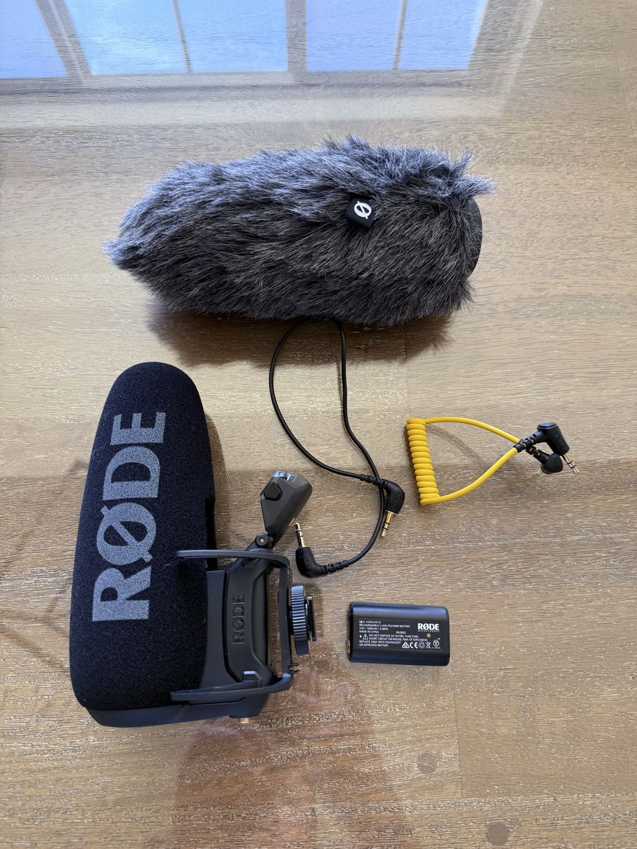 Rode VideoMic Pro+ On-Camera Shotgun Microphone Kit with Windshield & Accessories