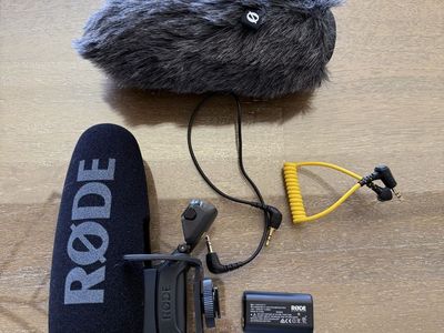 Rode VideoMic Pro+ On-Camera Shotgun Microphone Kit with Windshield & Accessories
