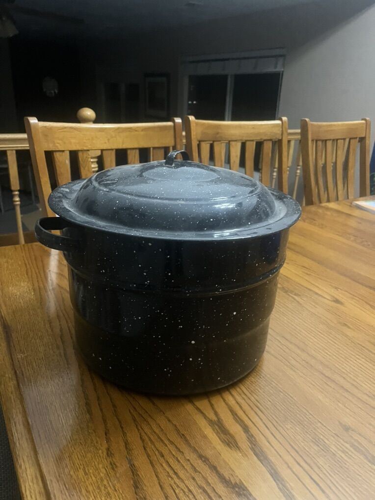 Water Bath Container - Graniteware