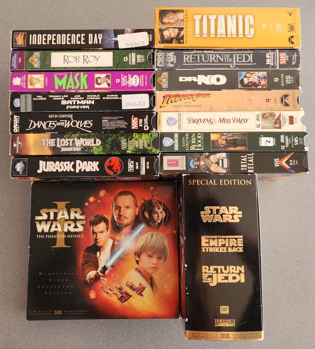 Collection of Classic VHS Movies