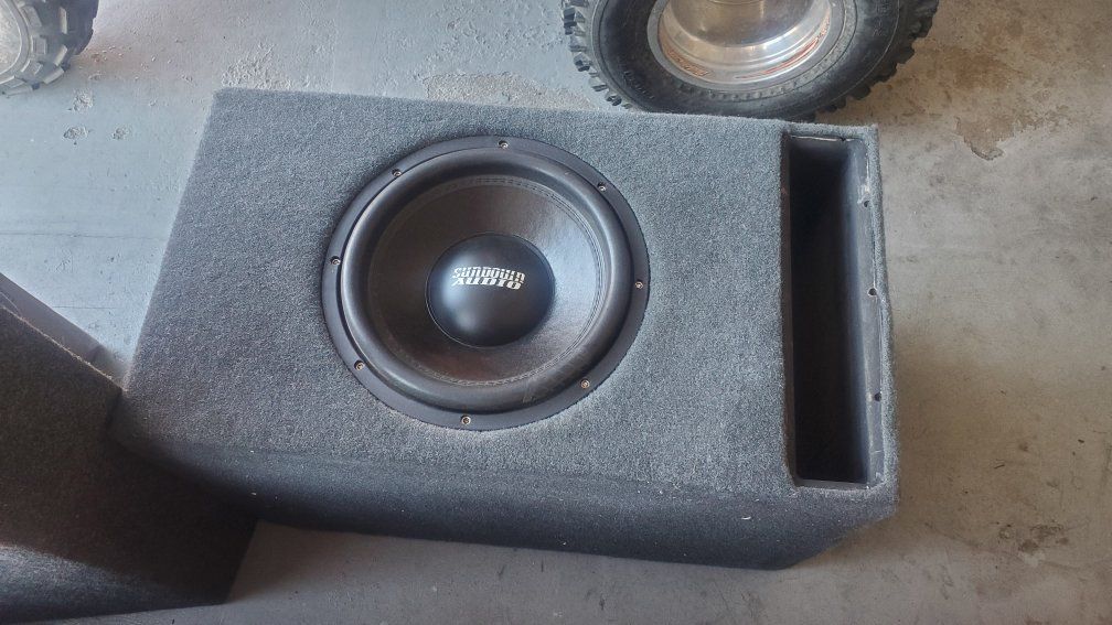 12" Sundown SA-12 Classic D4 Subwoofer, Ported Box