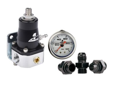 Aeromotive Universal Bypass Fuel Pressure Regulator WRX STi EVO LS Bigblock BMW Honda Civic RX7 Supra FRS BRZ VW