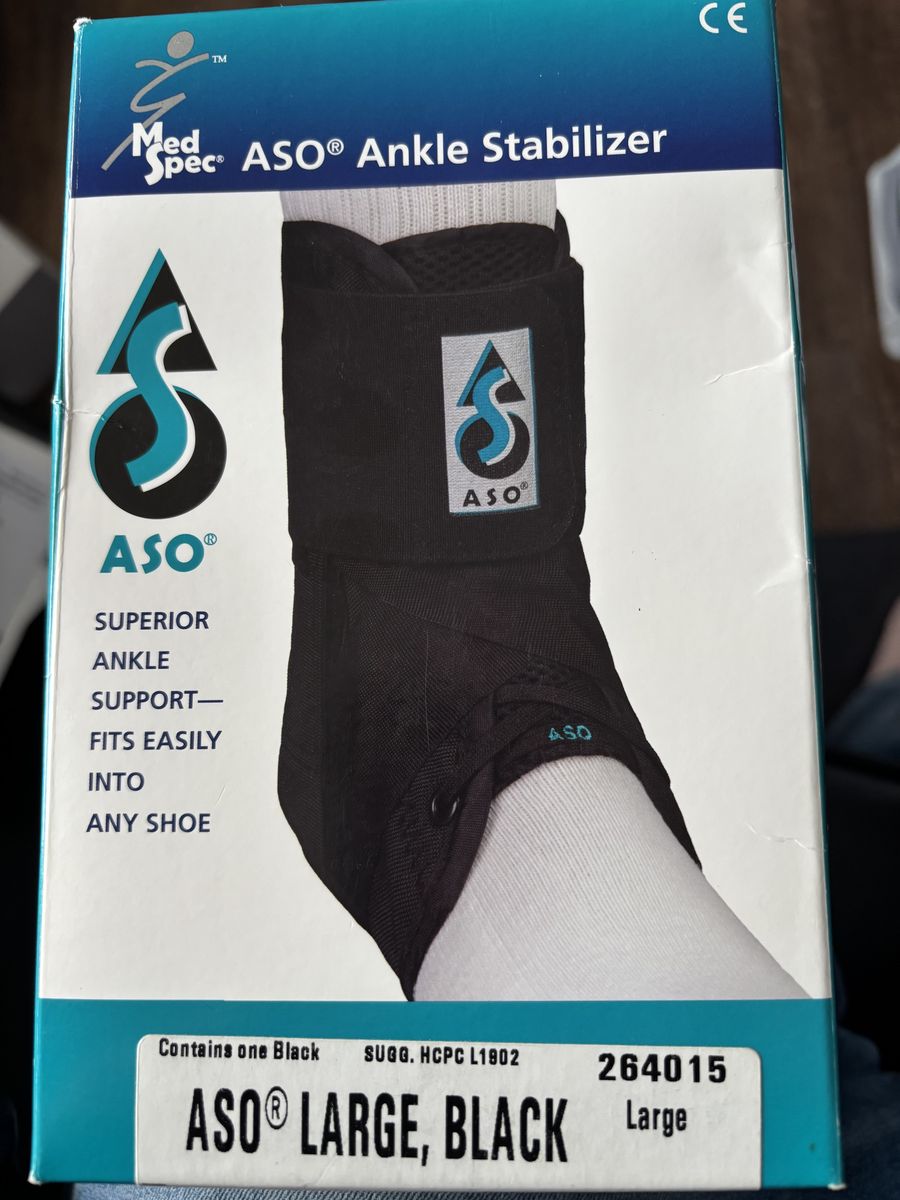 Brand new ASO ankle brace