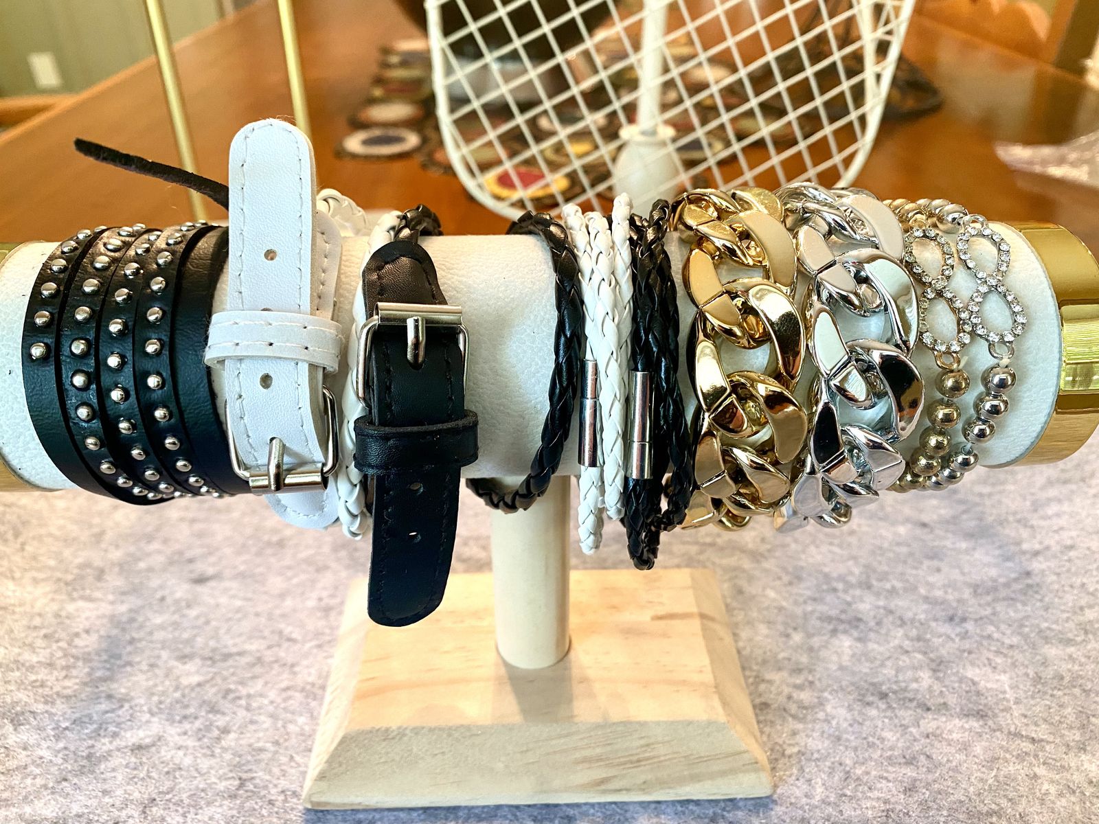 NEW Unisex Bracelets - Studded Leather WRAP , Chain, Braided WRAP Designs - Infinity - $5-$13 C PIX