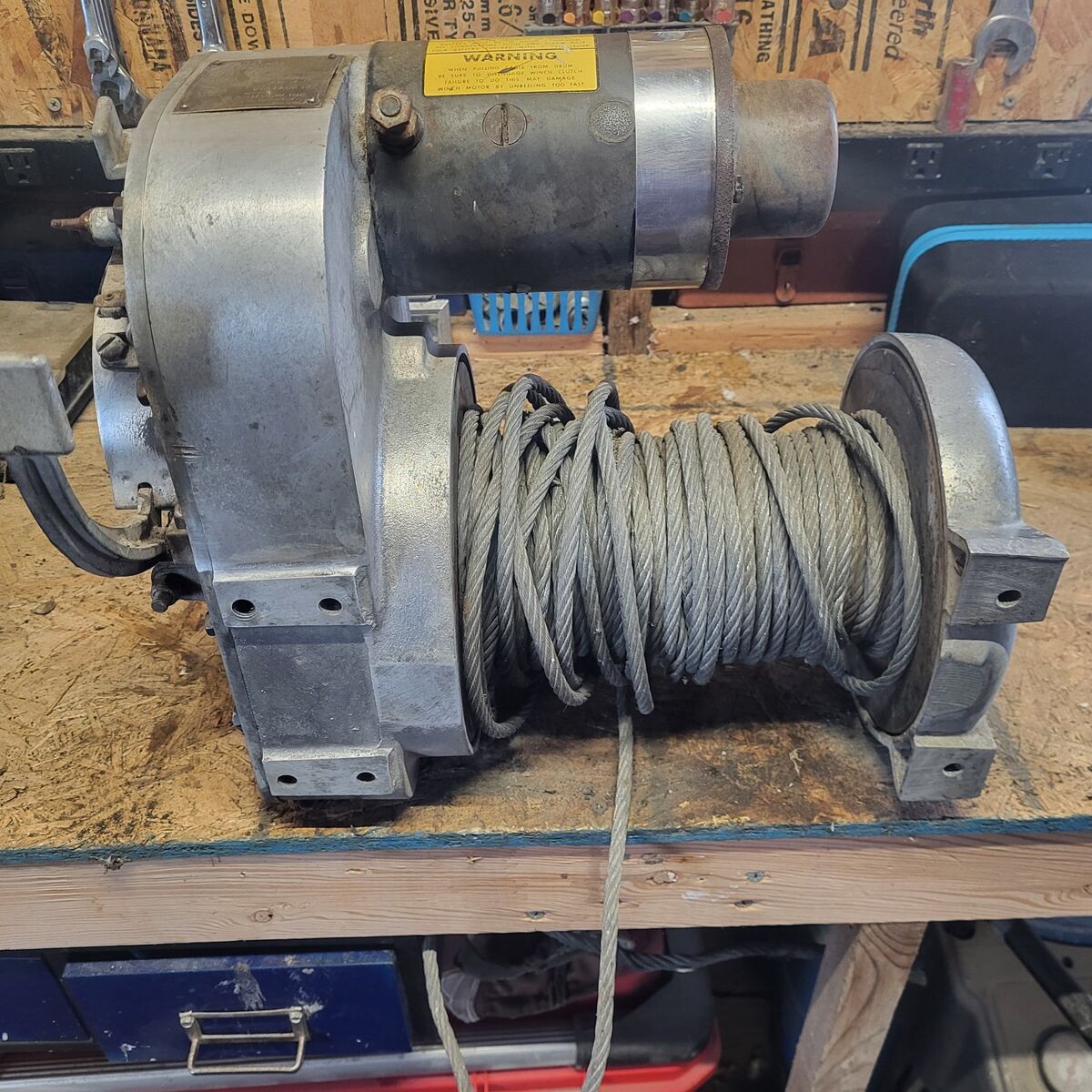 vintage warn/bellview winch