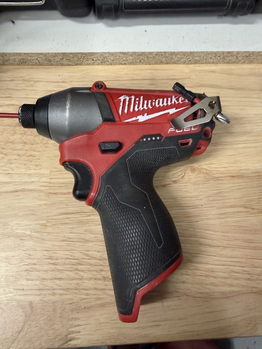 Milwaukee M12 FUEL 1/4" Hex Impact Driver 2453-20 Tool Only - Good Condition