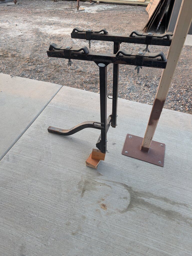 Four-Place bicycle rack