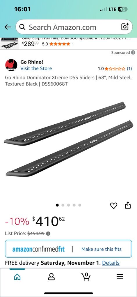 Universal 68 Side Steps.  New