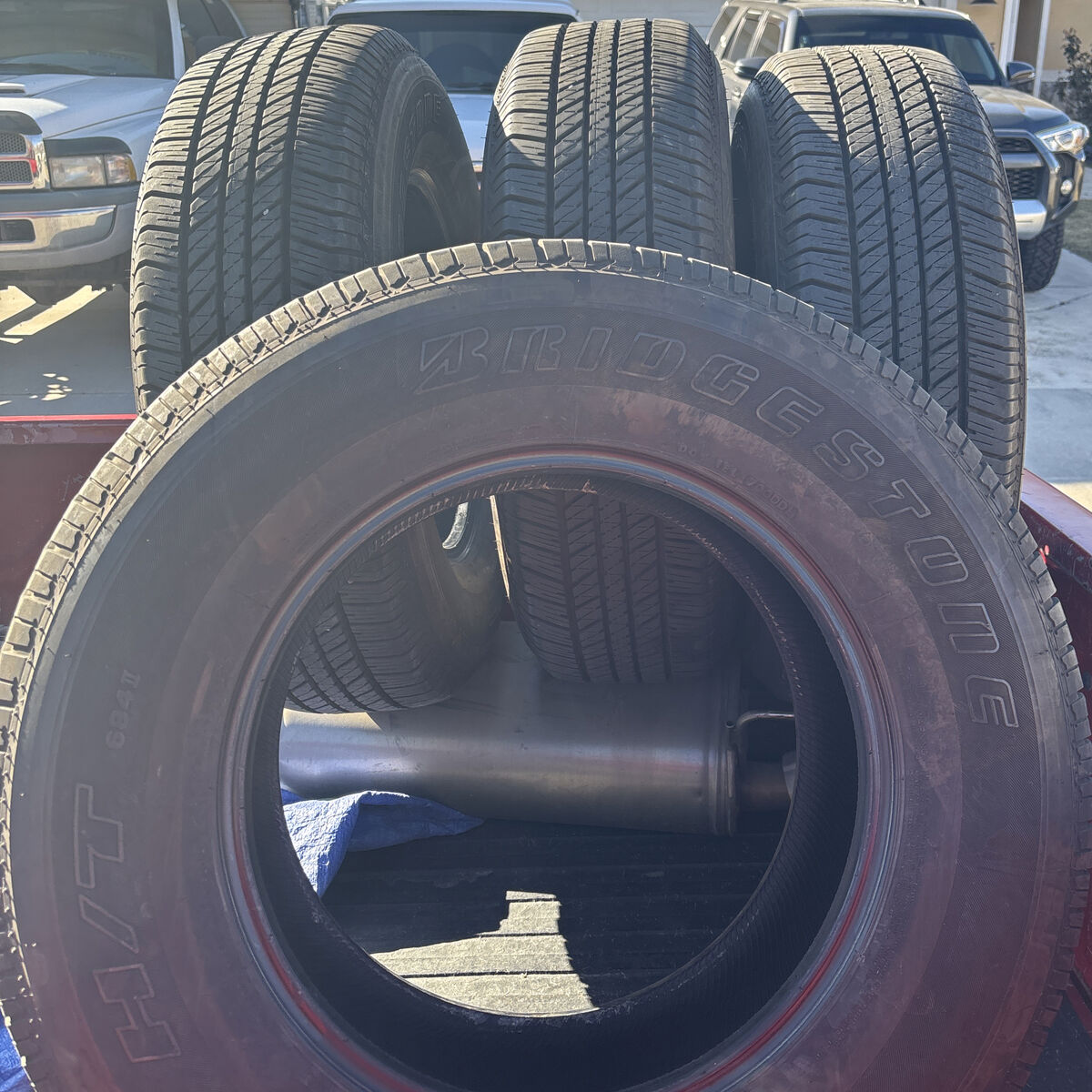 4-Bridgestone Tires H/T-265/70/17 10ply