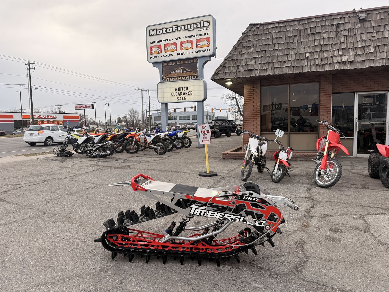 2024 Timbersled Riot 3 Pro Red Gen 2.0