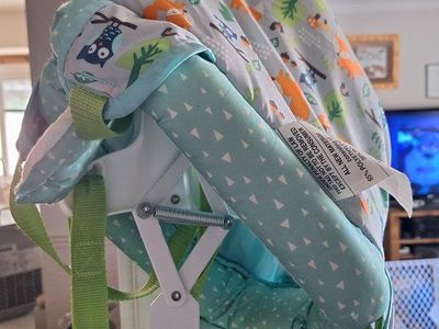Bright Starts Playful Parade Door Jumper - Fox & Owl Woodland Theme, Adjustable Straps