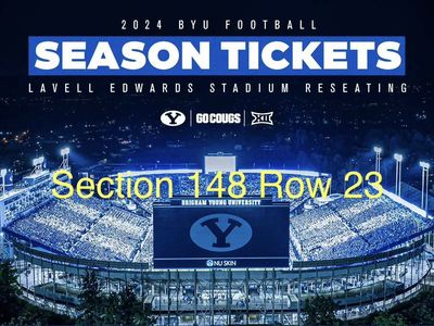 BYU Full Season pair of tickets