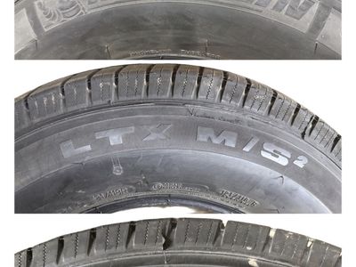 Michelin LT245/75R17 LTX M/S2 load range E truck tires