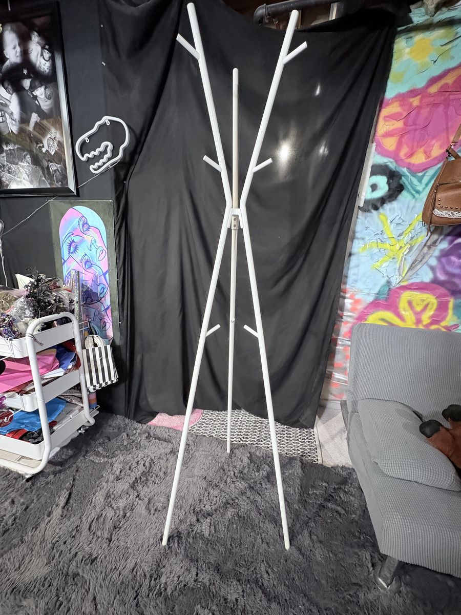 White Coat Rack