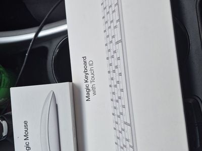 Apple Magic Keyboard with Touch ID & Magic Mouse (2nd Gen) - New, USB-C