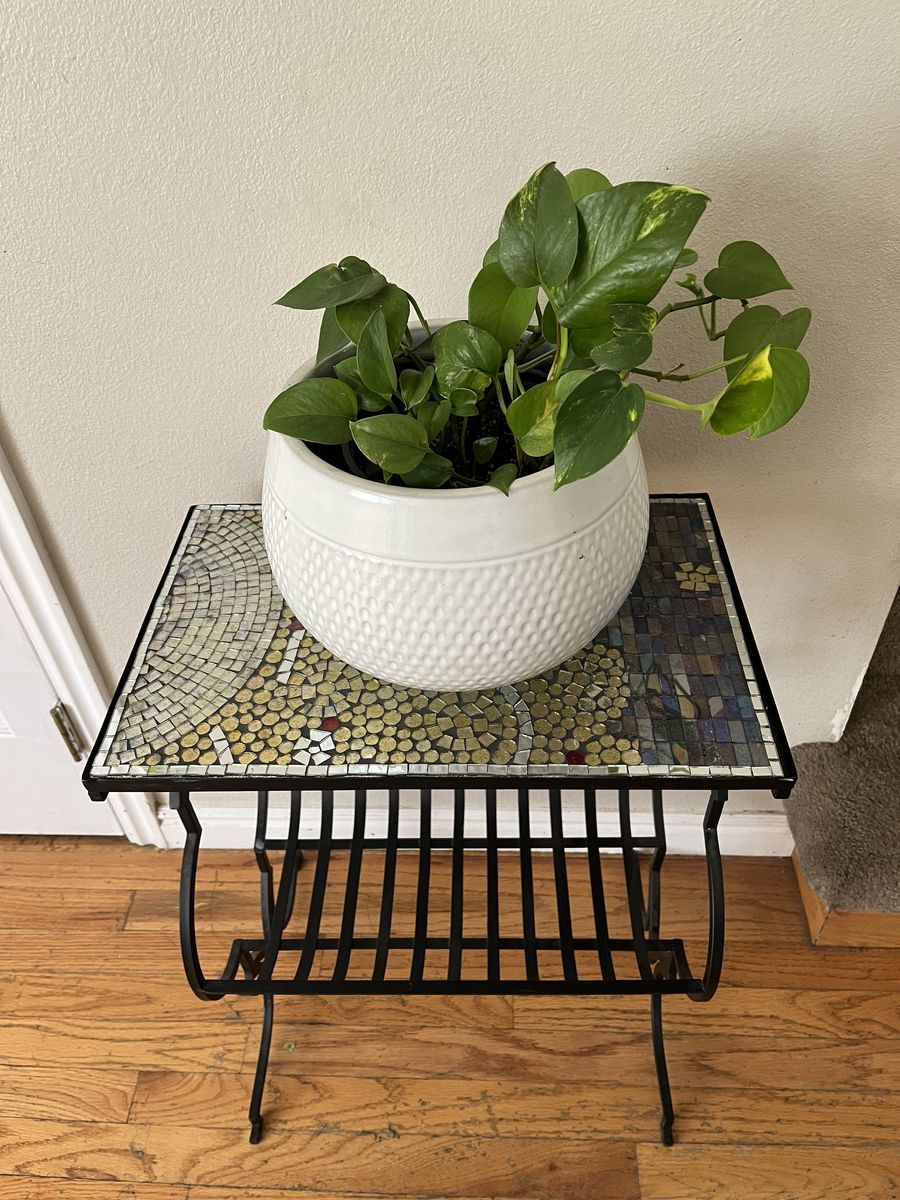 Wrought Iron Plant stand or side table