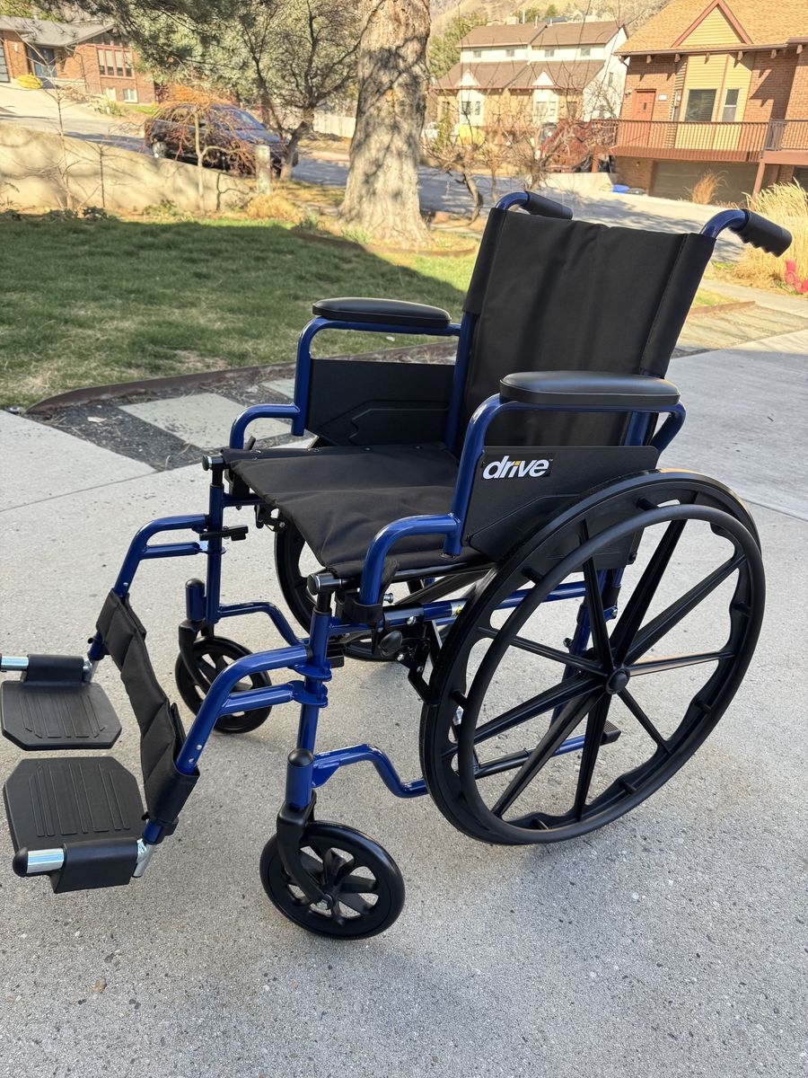 Drive 18 Folding Wheelchair New