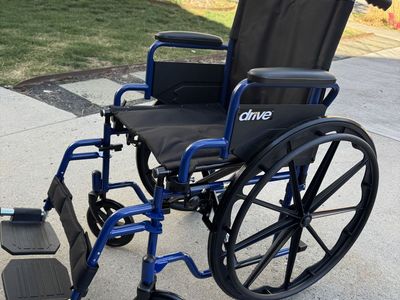 Drive 18 Folding Wheelchair New