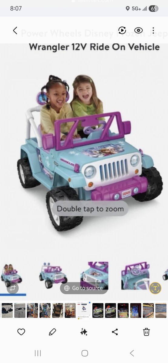 Frozen jeep wrangler power wheel BRAND NEW IN THE BOX