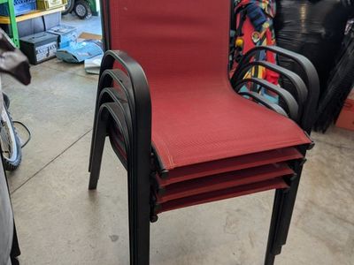 Set of 4 outdoor chairs