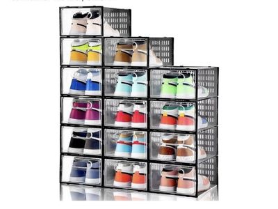 45 Stackable Shoe Containers.