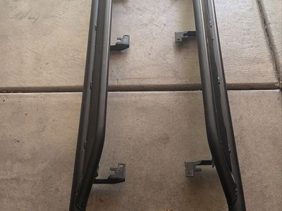 2020 Chevy Colorado ZR2 OEM Black Side Running Boards Nerf Bars with Mounting Hardware