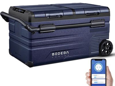 BODEGAcooler Portable Freezer 80Qt/75L Dual Door TWW75