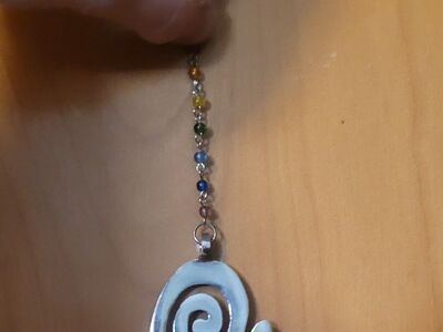 Hand and chakra decor
