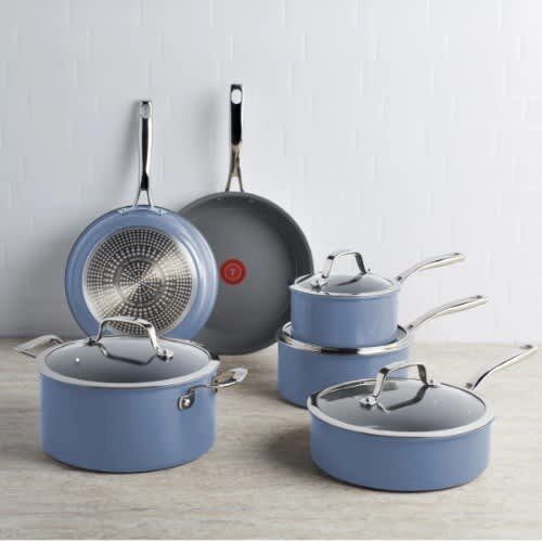 T-fal Excellence Ceramic Non-Stick Cookware Set, 10-piece, 1760095 #98207