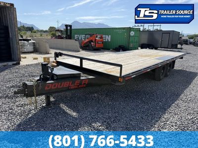 8.5x22 Double A Pro Series HBT Deckover Tilt Trailer - 15.4K GVWR -