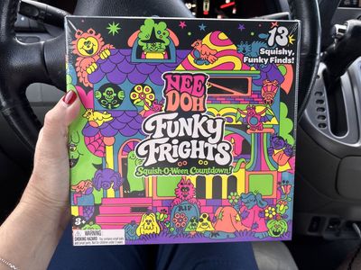 NeeDoh Funky Frights Squish-O-Ween Countdown 13 Squishy Funky Finds