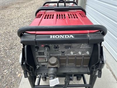 Honda EB10000 10000 Watt Portable Generator with Electric Start, 120/240V Gas Powered