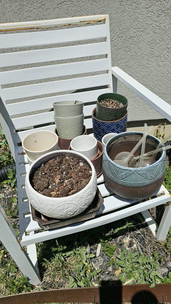 ceramic planters/pots