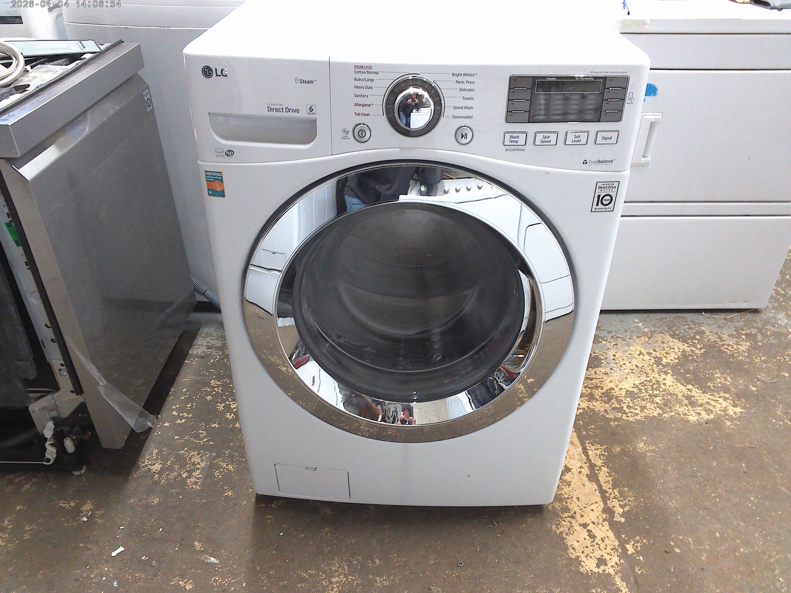 LG front load washers