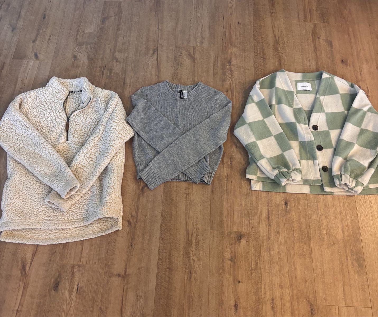 Grab bag of winter sweaters and sweatshirts
