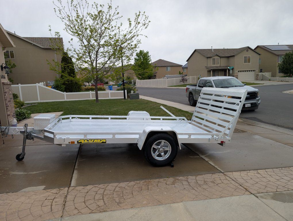 Aluminum Flatbed 7 x 12 Trailer