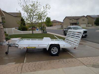 Aluminum Flatbed 7 x 12 Trailer