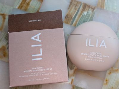 Ilia Sun Serum Mineral Sunscreen SPF 50 - Medium-Deep Shade (1.52 fl oz)