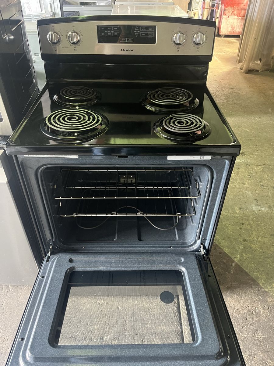 Great Amana SS electric range,free delivery