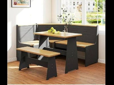 NEW- Breakfast Nook Dining Table Set