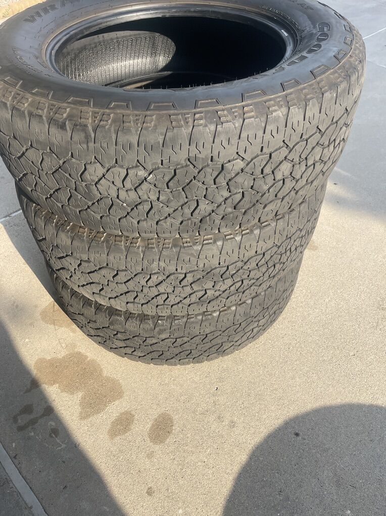 Need Room Must sell ASAP!! (3)Goodyear Wrangler Trail Runner AT*LT275/65R20
