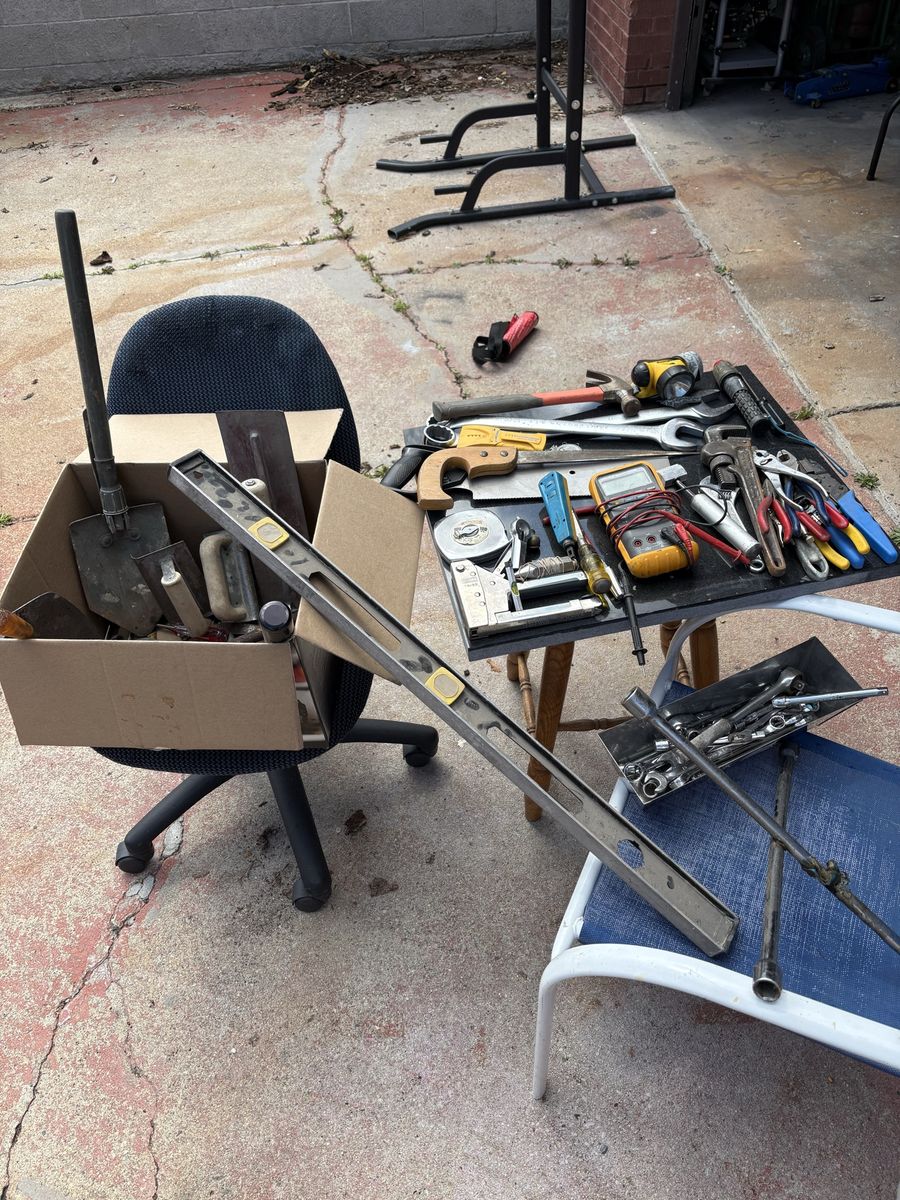 Large Mixed Tool Lot with Multimeter/Wrenches