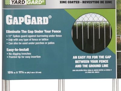 Gap Gard for outdoor fences